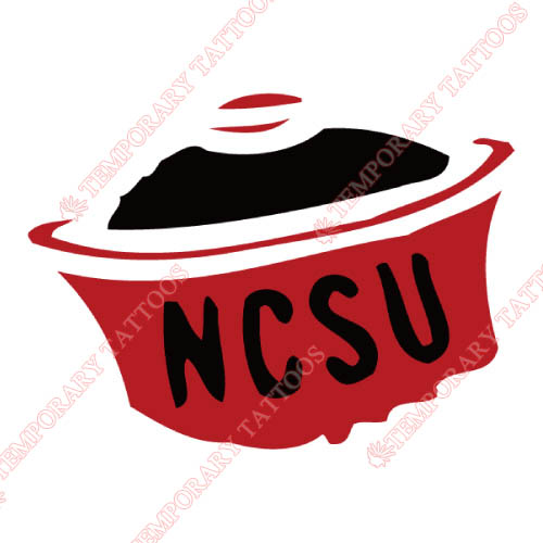 North Carolina State Wolfpack Customize Temporary Tattoos Stickers NO.5489